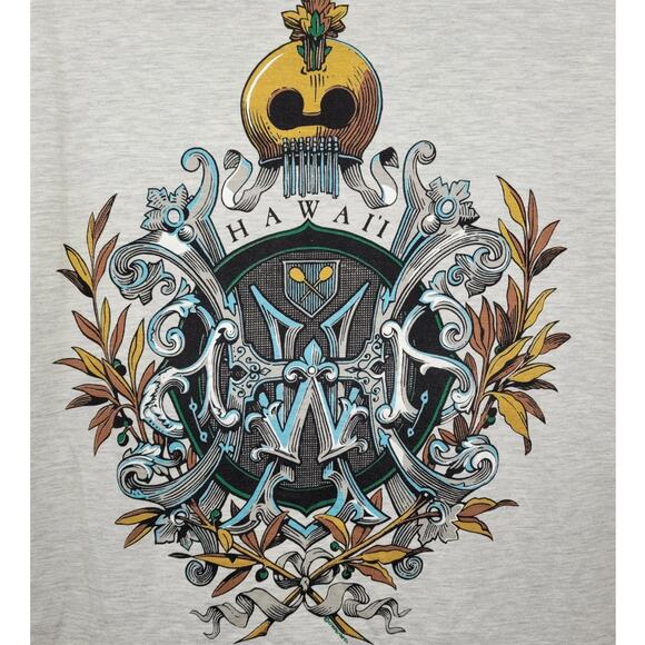 Crazy‎ Shirts 80s–90s Hawaii Monogram Graphic Tee Vintage Single Stitch - Picture 13 of 15